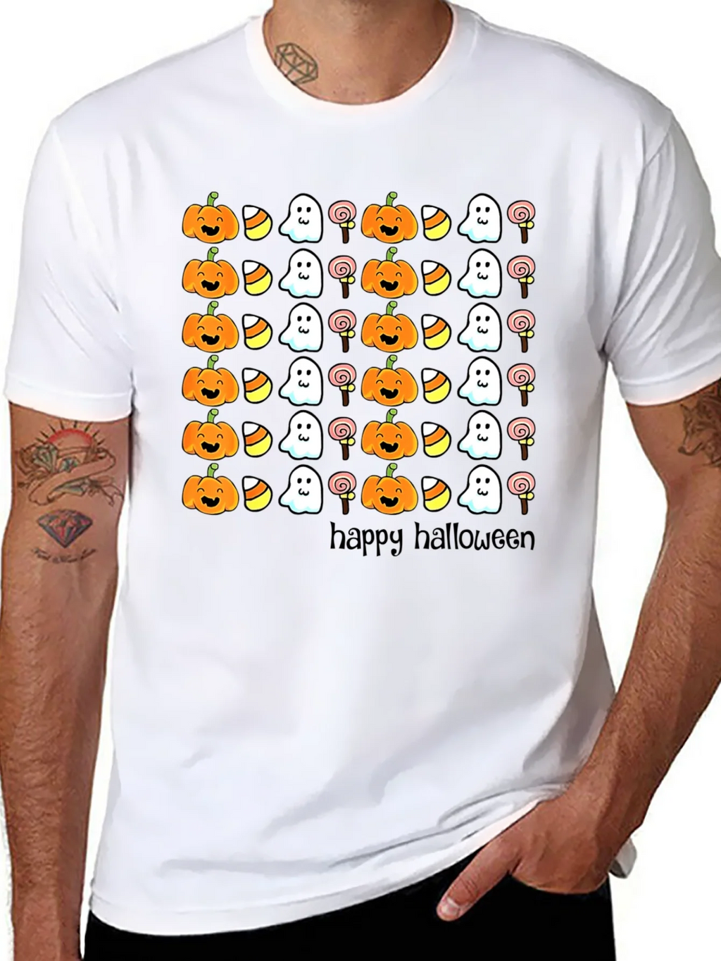 Happy Halloween Pattern Tee product image 7