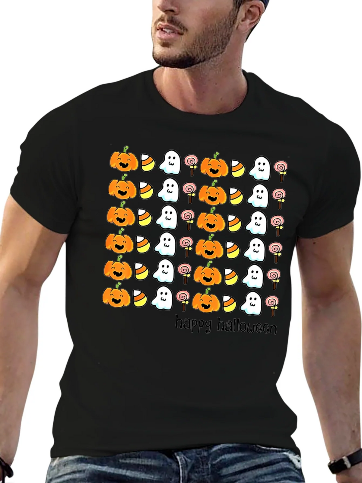Happy Halloween Pattern Tee product image 6