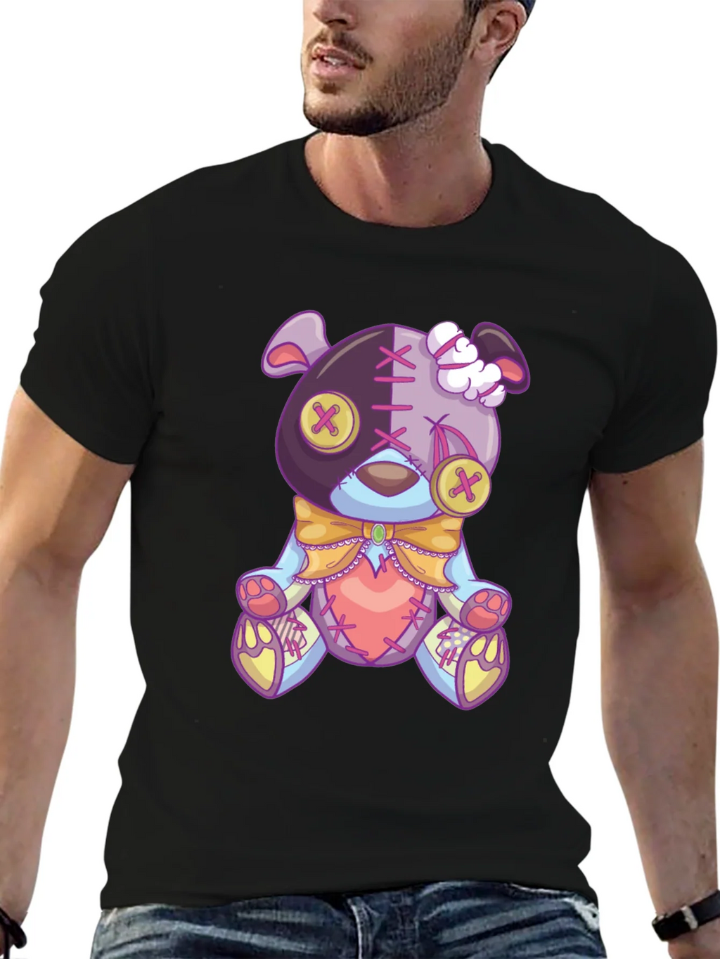 Creepy Cute Teddy Bear Graphic Tee product image 6
