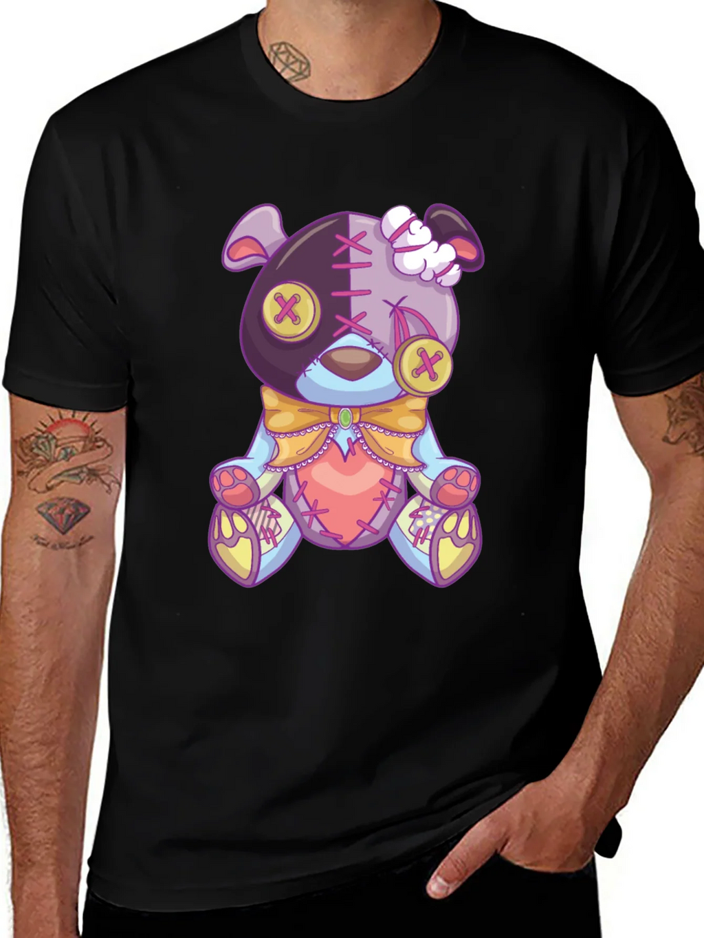 Creepy Cute Teddy Bear Graphic Tee product image 1