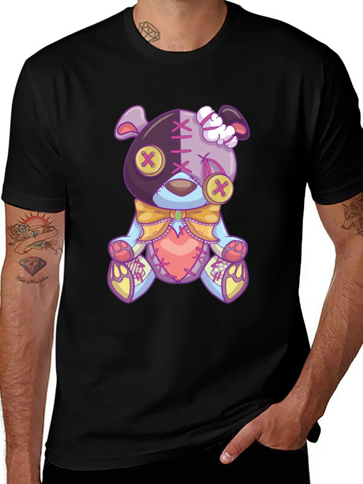 Creepy Cute Teddy Bear Graphic Tee product image 1