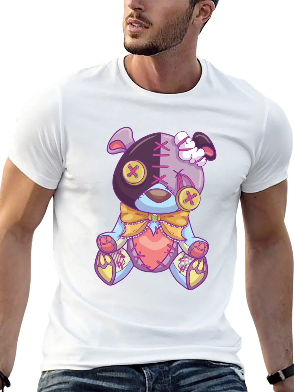 Creepy Cute Teddy Bear Graphic Tee product image 12