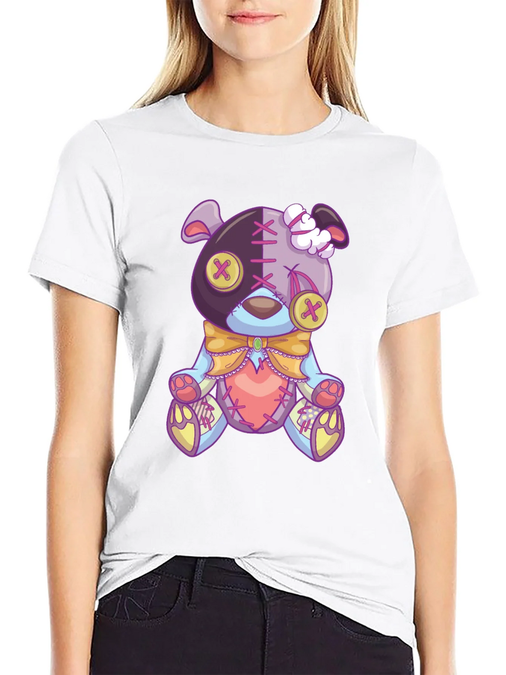 Creepy Cute Teddy Bear Graphic Tee product image 8