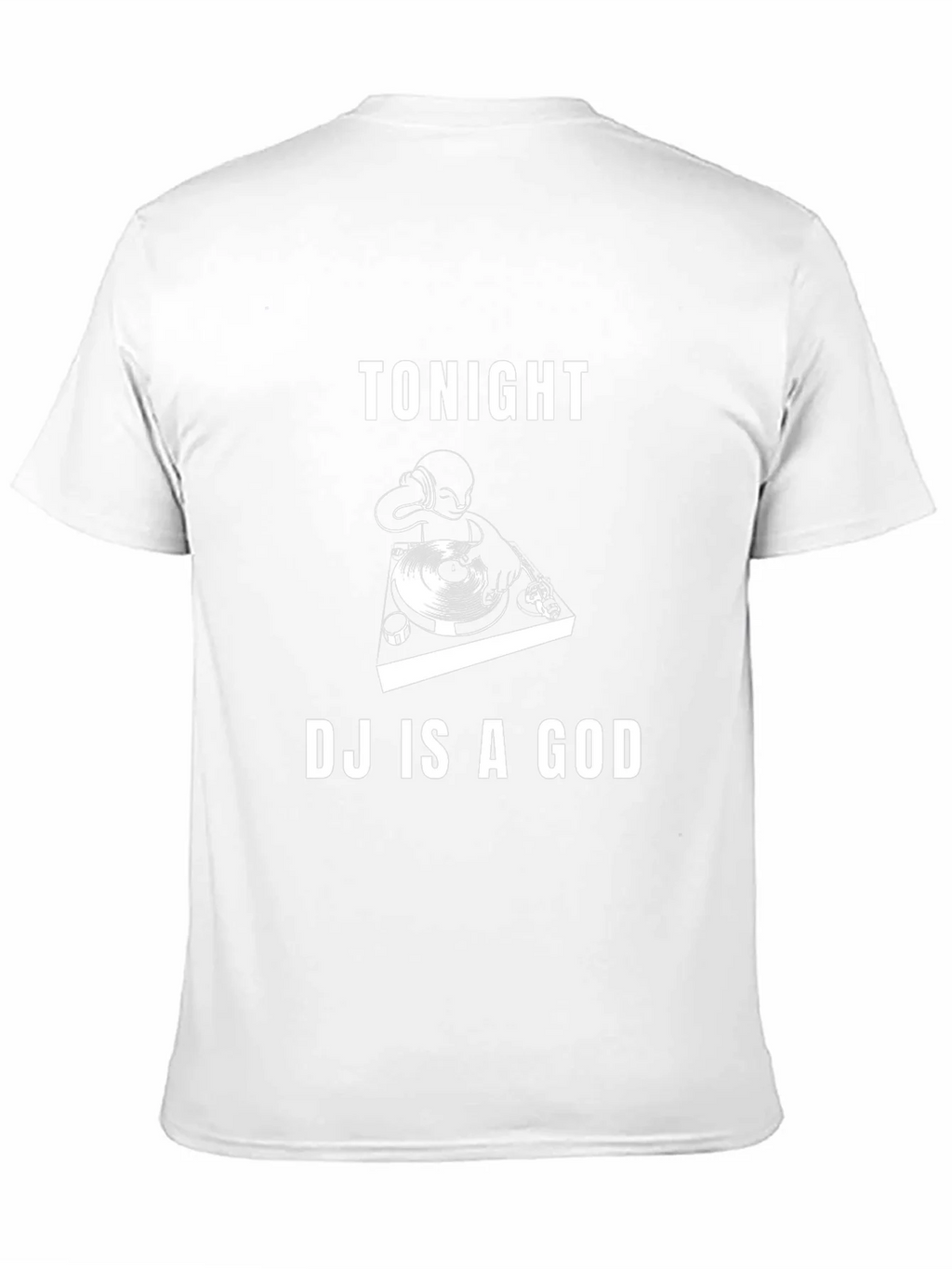 Tonight DJ Is A God Black Graphic Tee product image 10