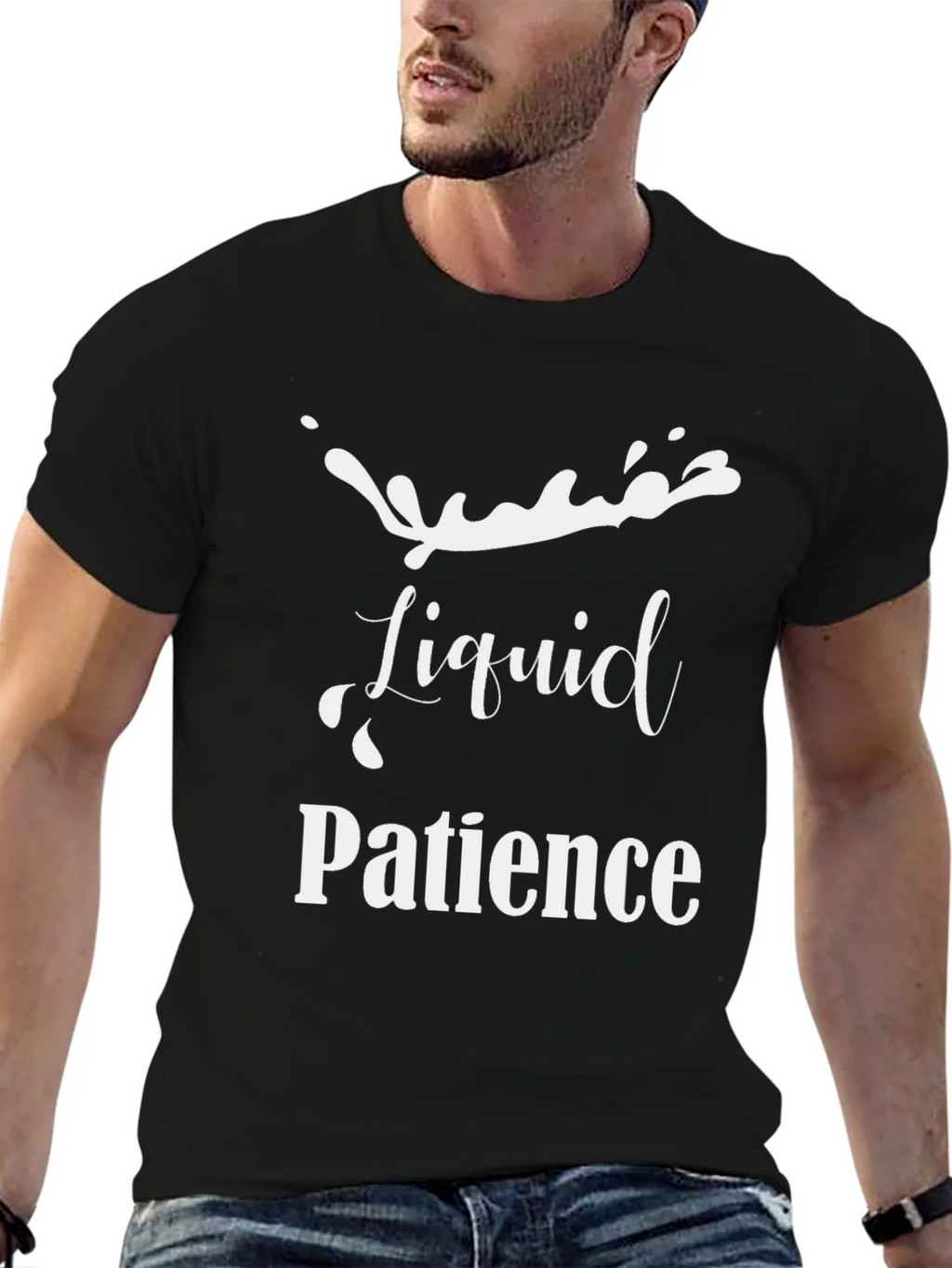 Liquid Patience Graphic T-Shirt - Black product image 6
