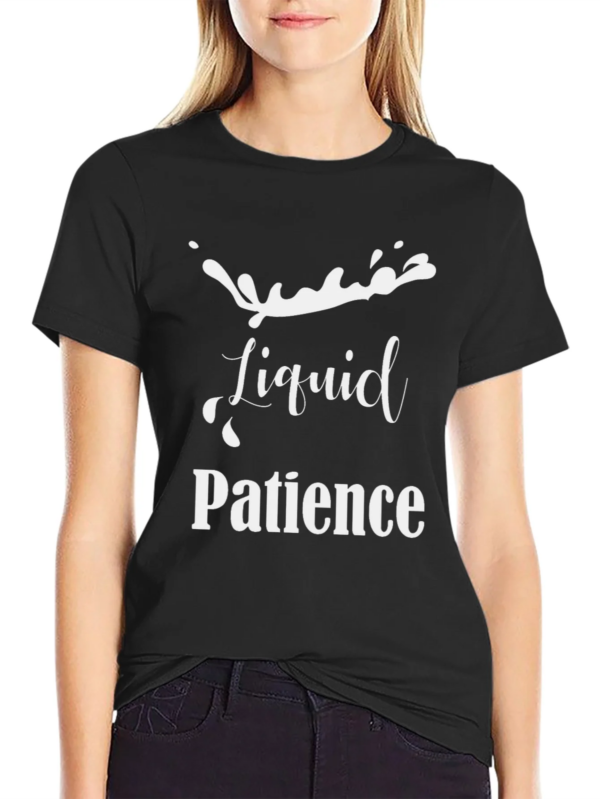 Liquid Patience Graphic T-Shirt - Black product image 2