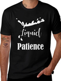 Liquid Patience Graphic T-Shirt - Black product image 1