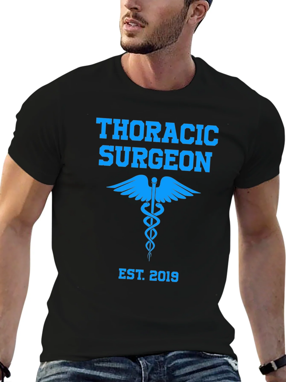 Thoracic Surgeon Est. 2019 Graphic T-Shirt product image 5