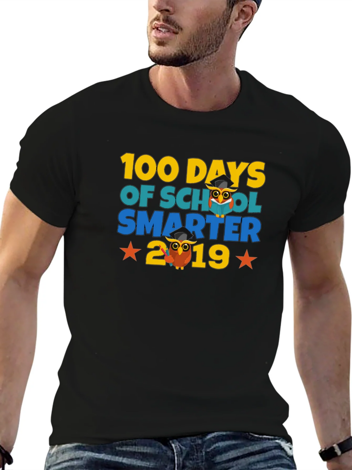 100 Days of School Smarter Owl T-Shirt product image 6