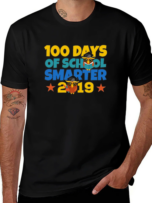 100 Days of School Smarter Owl T-Shirt product image 1