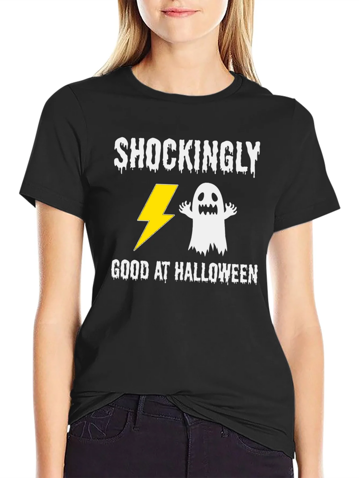 Shockingly Good At Halloween T-Shirt product image 2