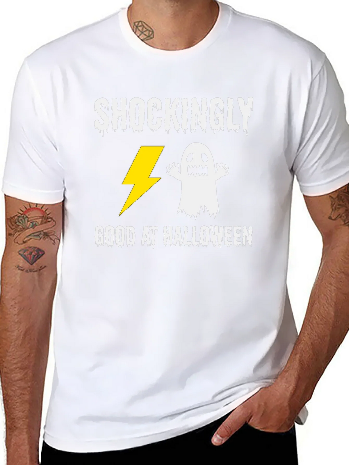 Shockingly Good At Halloween T-Shirt product image 5