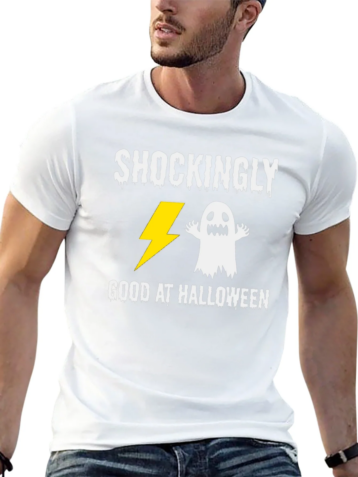 Shockingly Good At Halloween T-Shirt product image 10