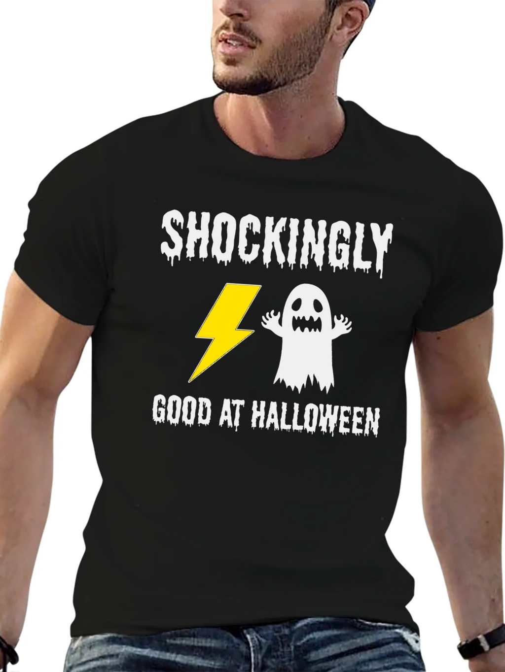 Shockingly Good At Halloween T-Shirt product image 4