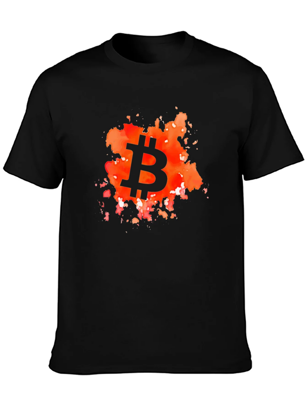 Bitcoin Splash Graphic T-Shirt product image 3