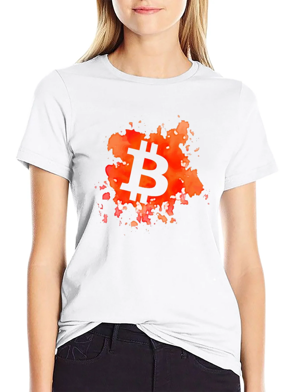 Bitcoin Splash Graphic T-Shirt product image 8