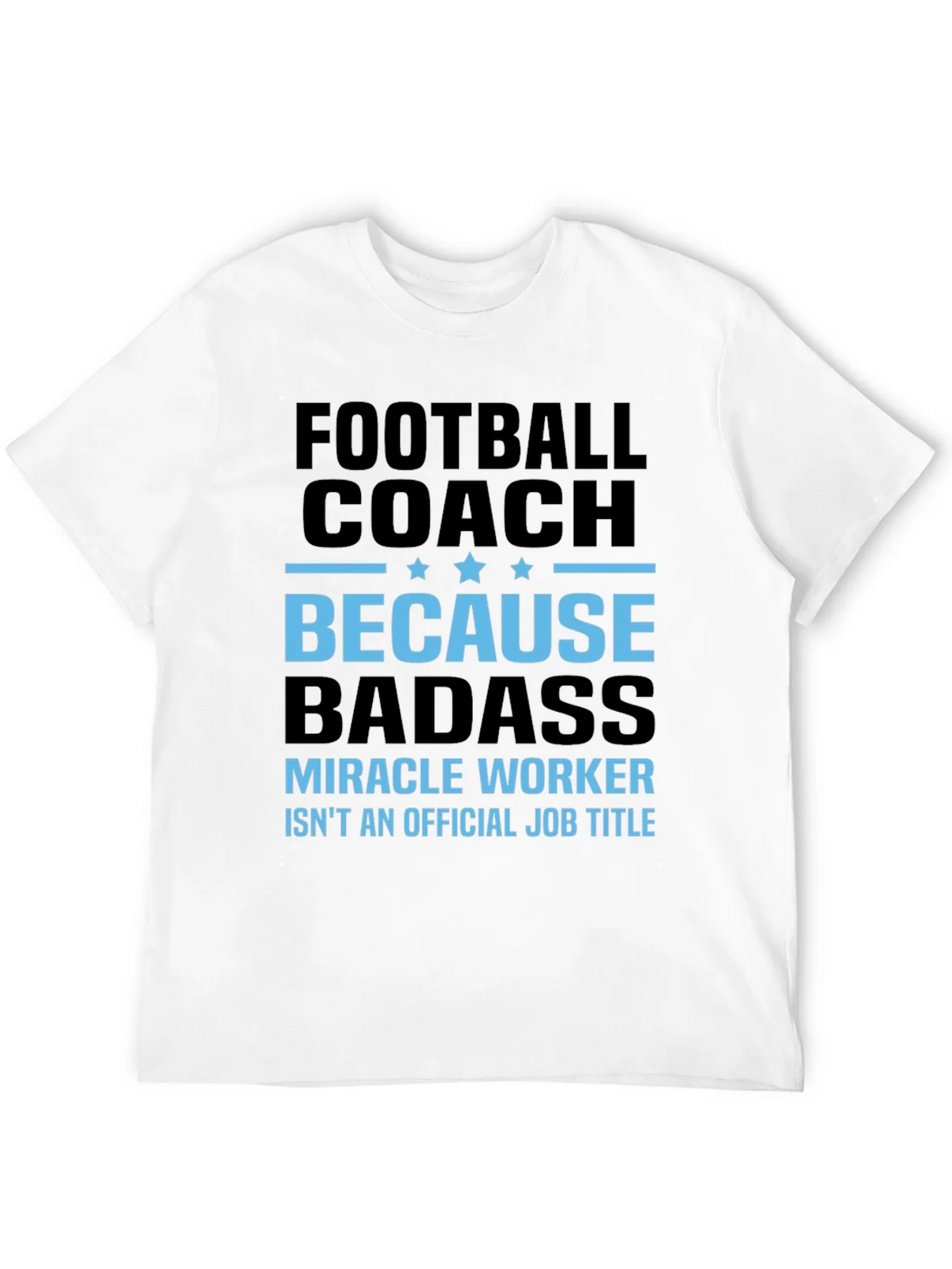 Football Coach Because Badass Graphic T-Shirt product image 11