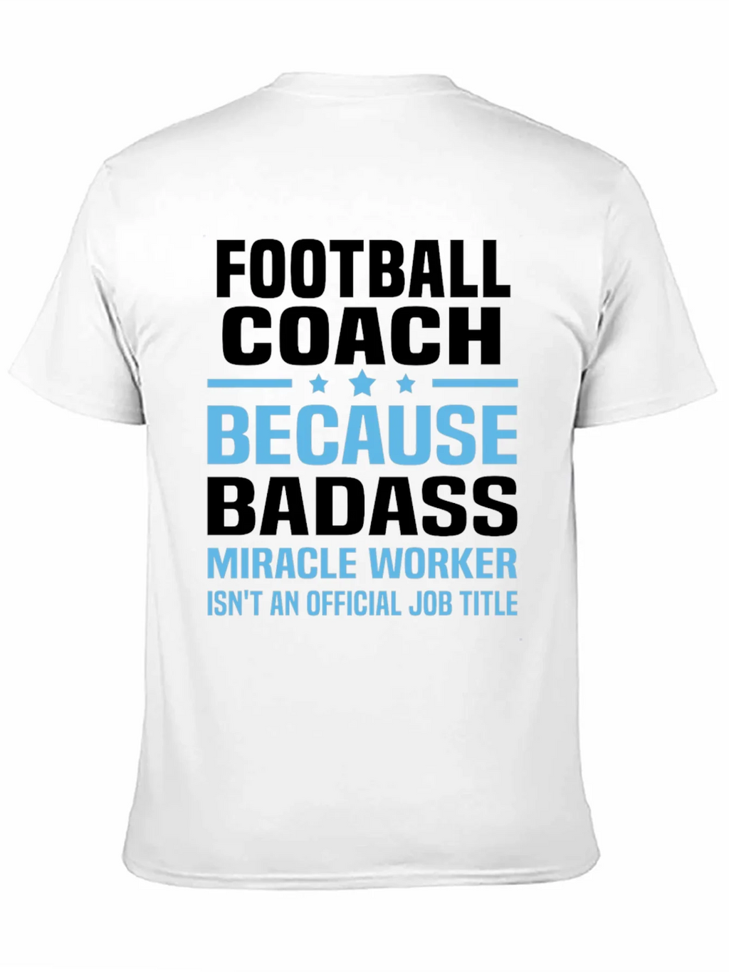 Football Coach Because Badass Graphic T-Shirt product image 10