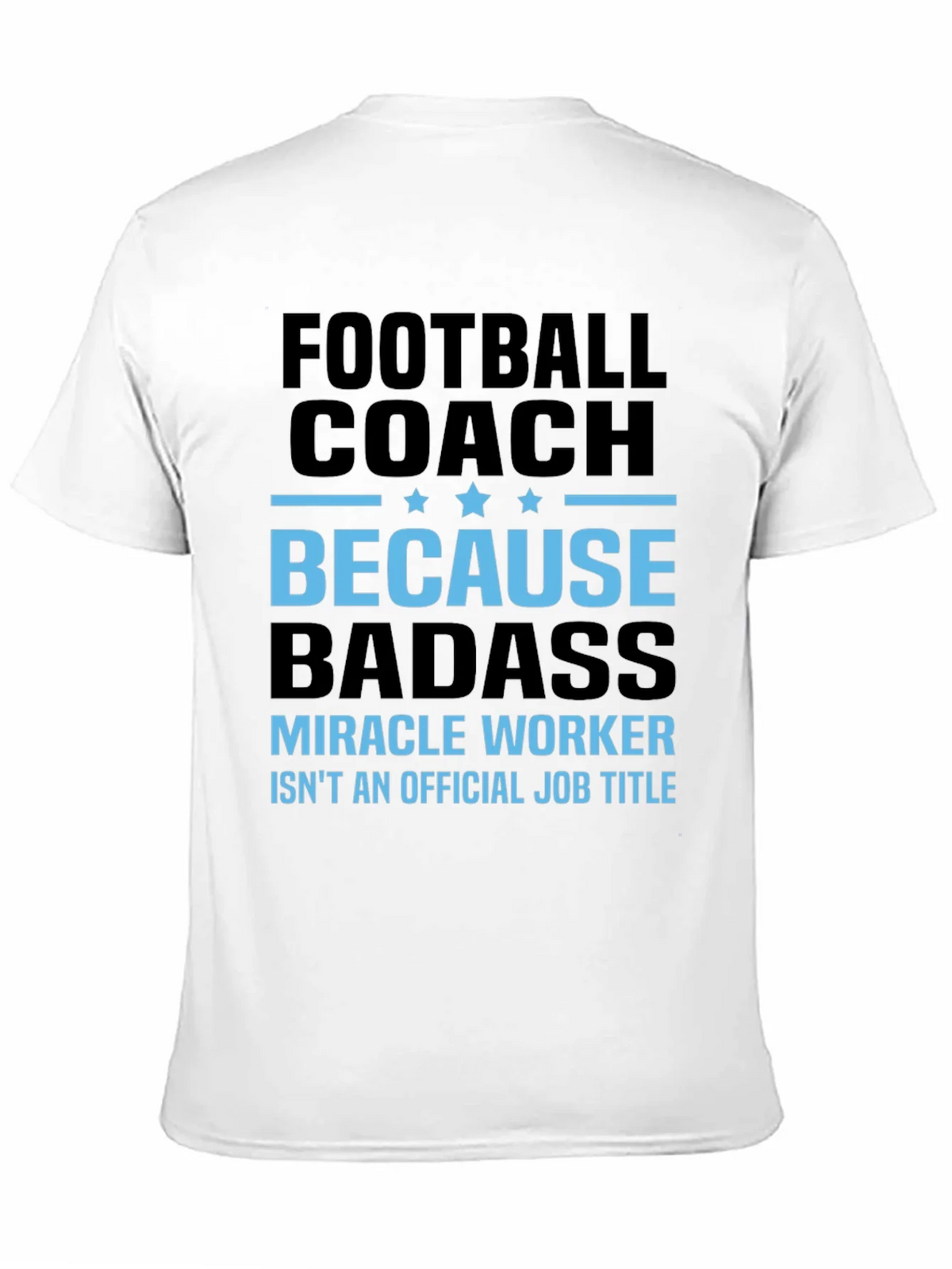 Football Coach Because Badass Graphic T-Shirt product image 10