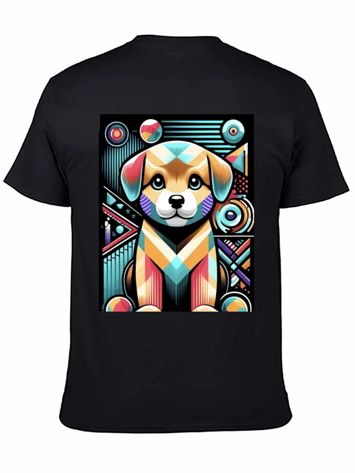 Abstract Puppy Graphic Tee product image 4