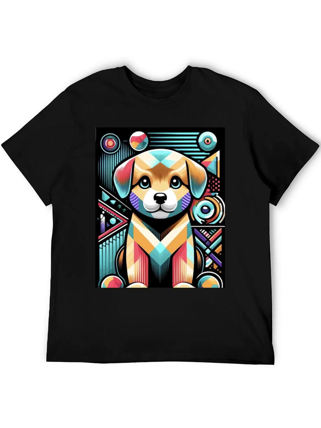 Abstract Puppy Graphic Tee product image 5