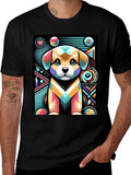Abstract Puppy Graphic Tee product image 1