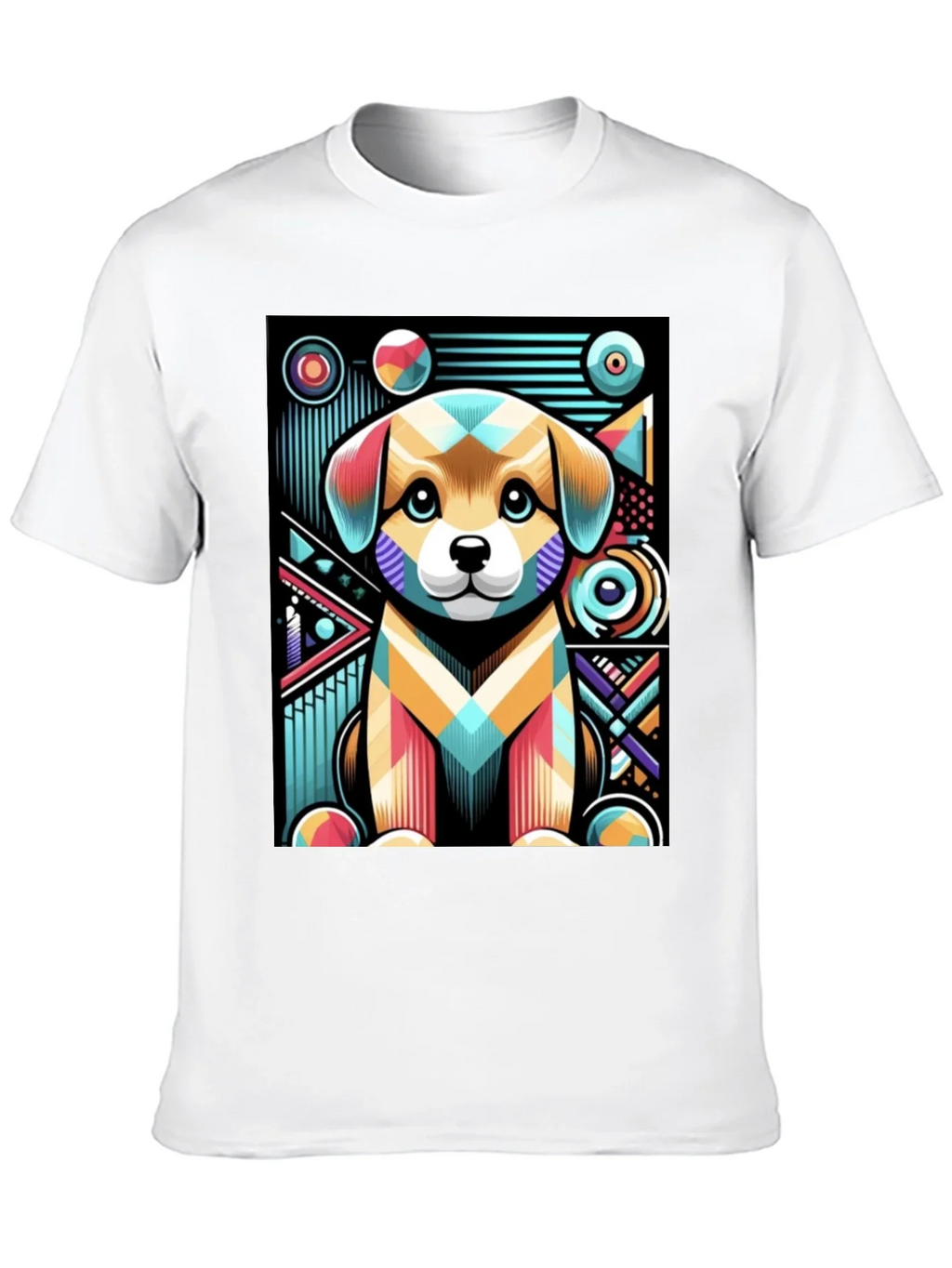 Abstract Puppy Graphic Tee product image 9