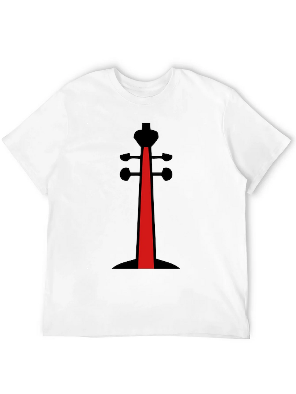 Abstract Violin Black T-Shirt product image 7