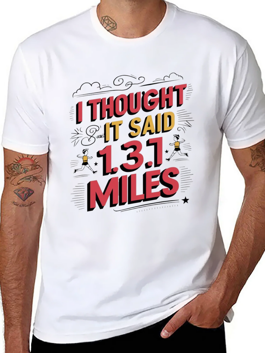 Funny Marathon Half Runner T-Shirt product image 7