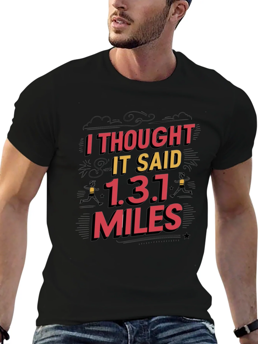 Funny Marathon Half Runner T-Shirt product image 6