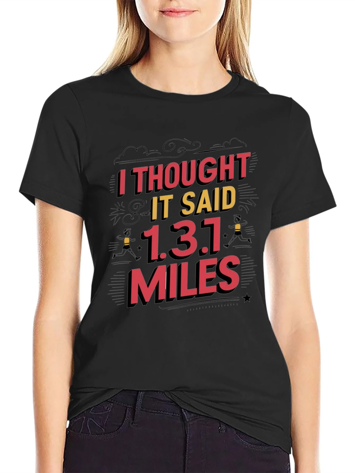 Funny Marathon Half Runner T-Shirt product image 2