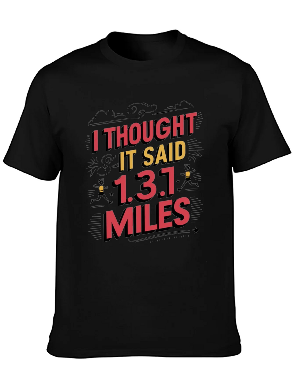 Funny Marathon Half Runner T-Shirt product image 3