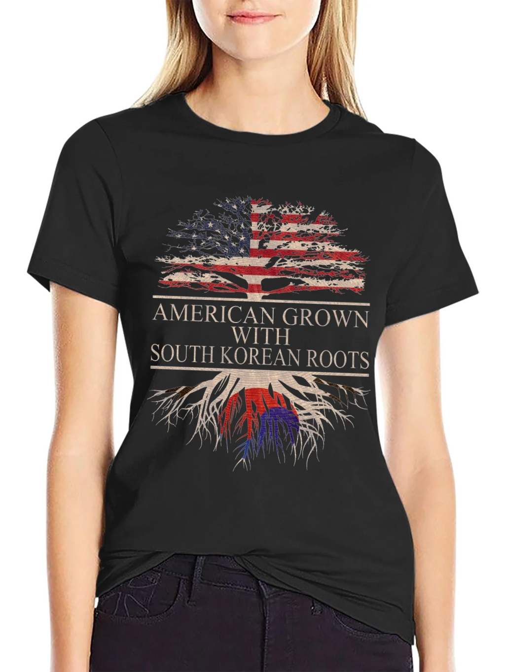 American Grown with South Korean Roots T-Shirt product image 2