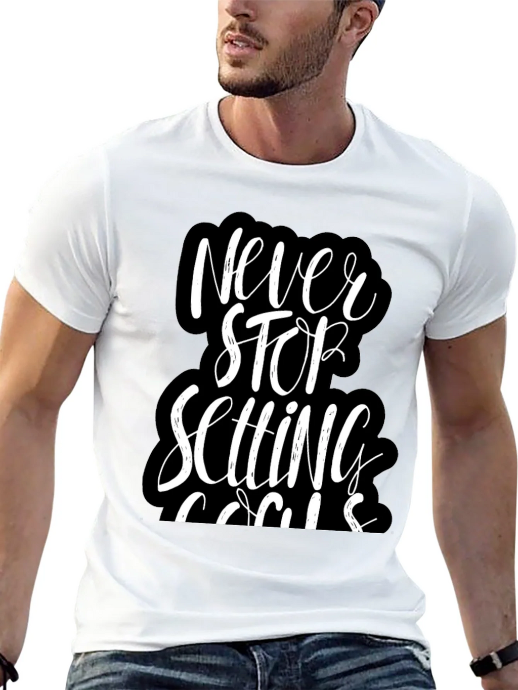 Never Stop Setting Goals T-Shirt product image 12