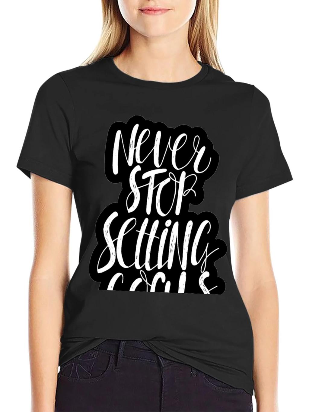 Never Stop Setting Goals T-Shirt product image 2