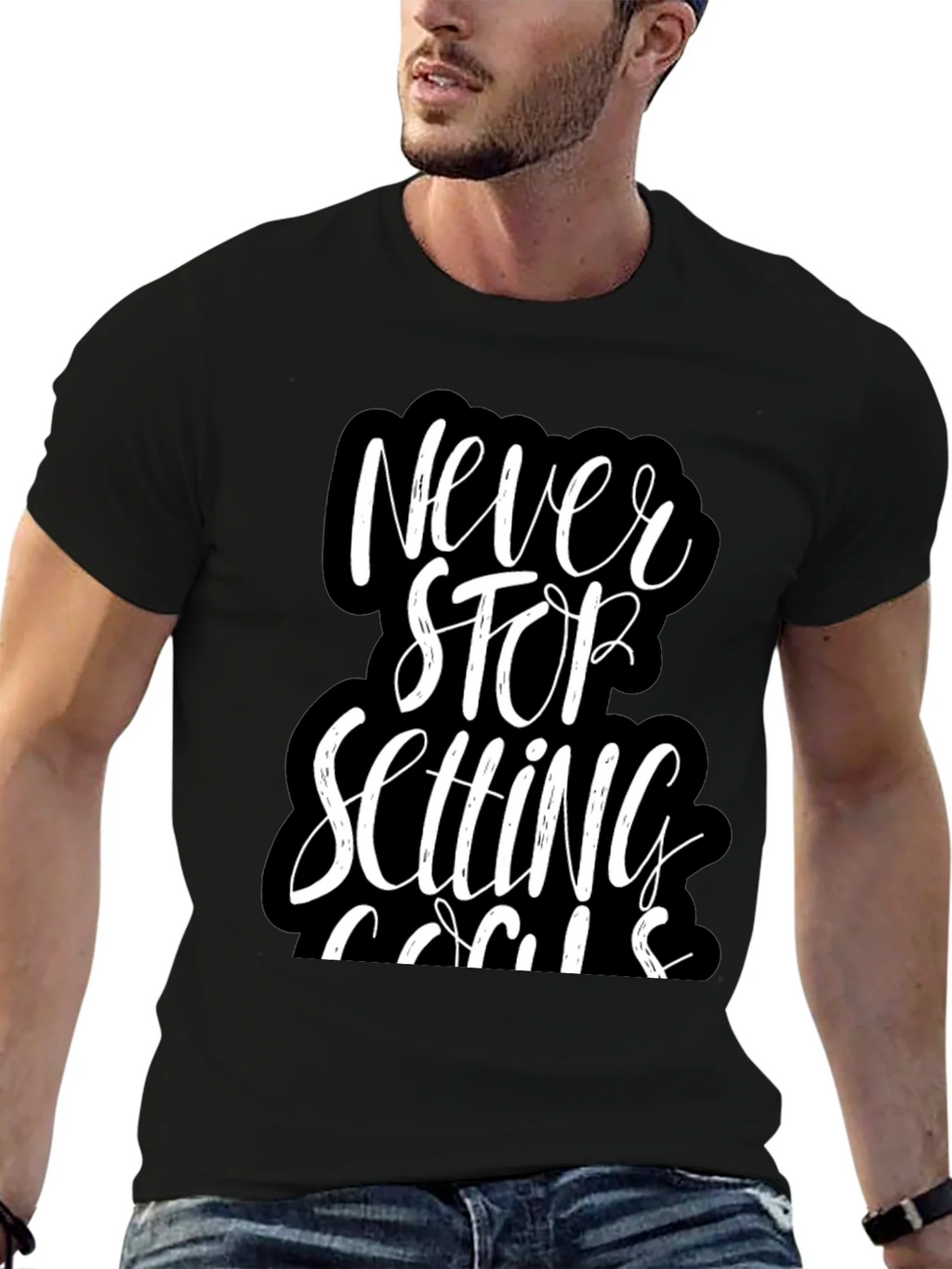 Never Stop Setting Goals T-Shirt product image 6