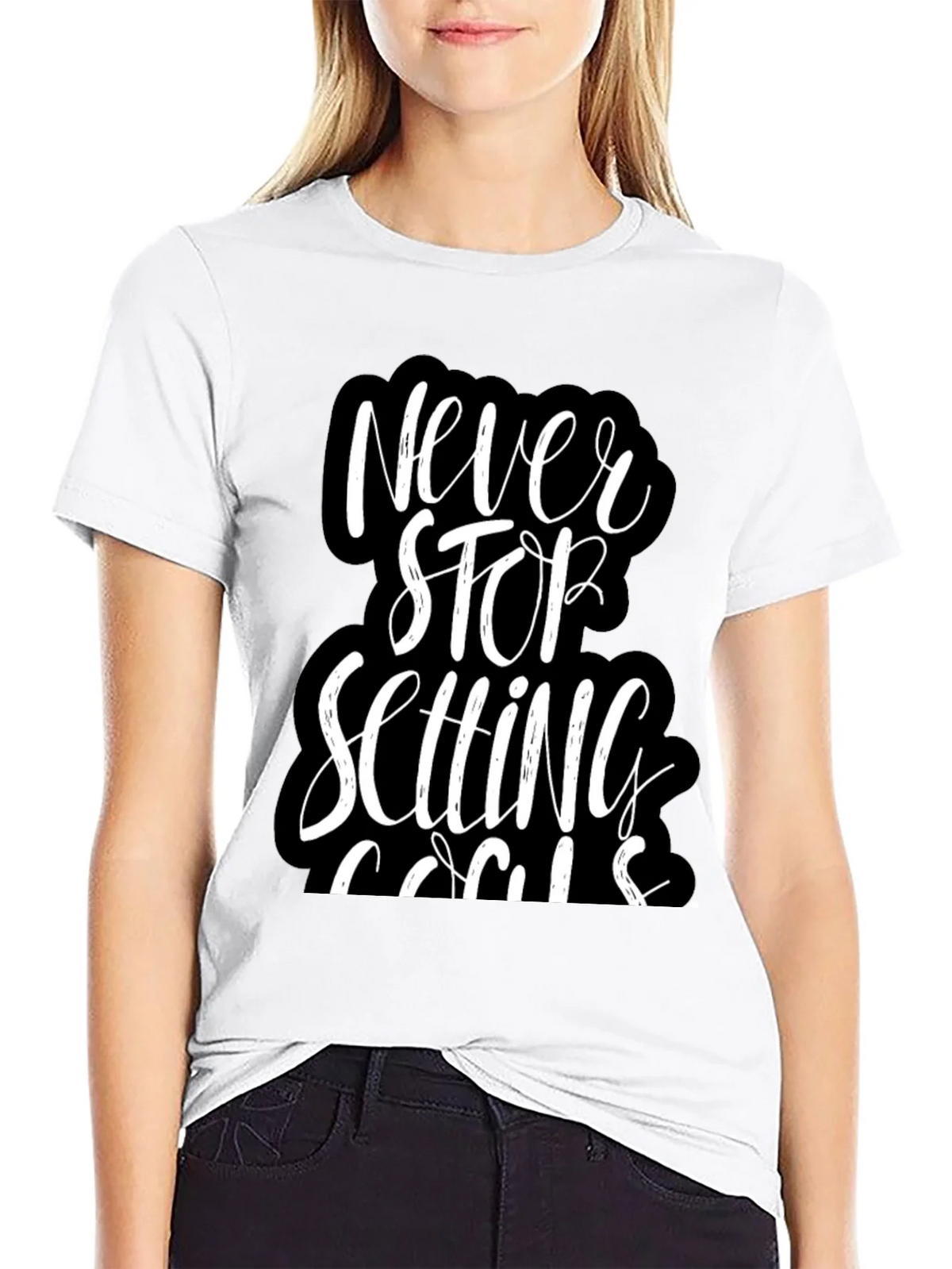 Never Stop Setting Goals T-Shirt product image 8