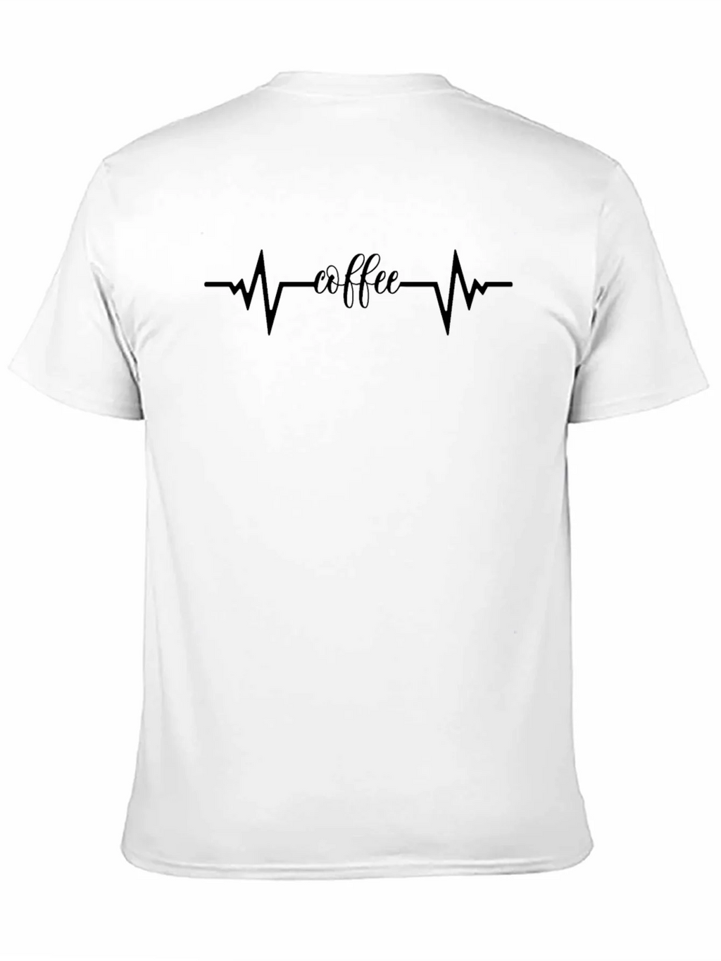 Coffee Heartbeat Graphic T-Shirt - Caffeine Lover Tee product image 10