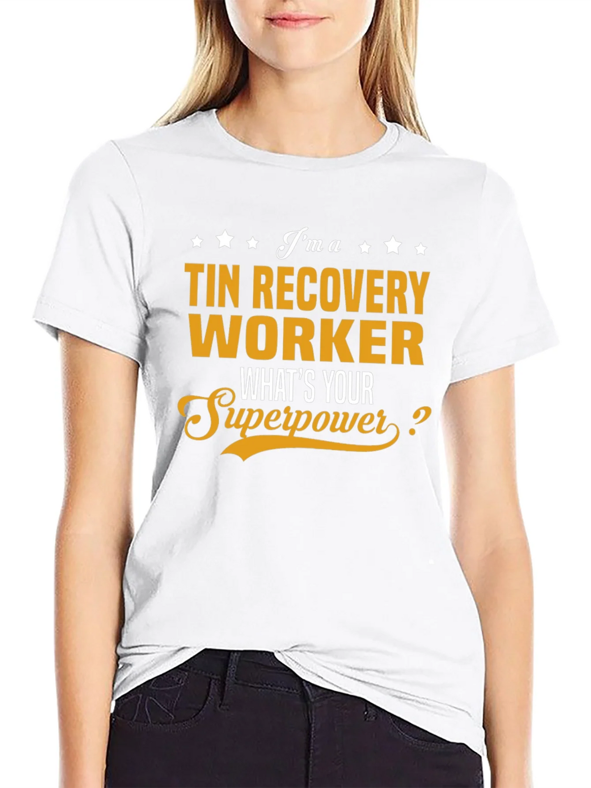 Tin Recovery Worker Superpower T-Shirt product image 7
