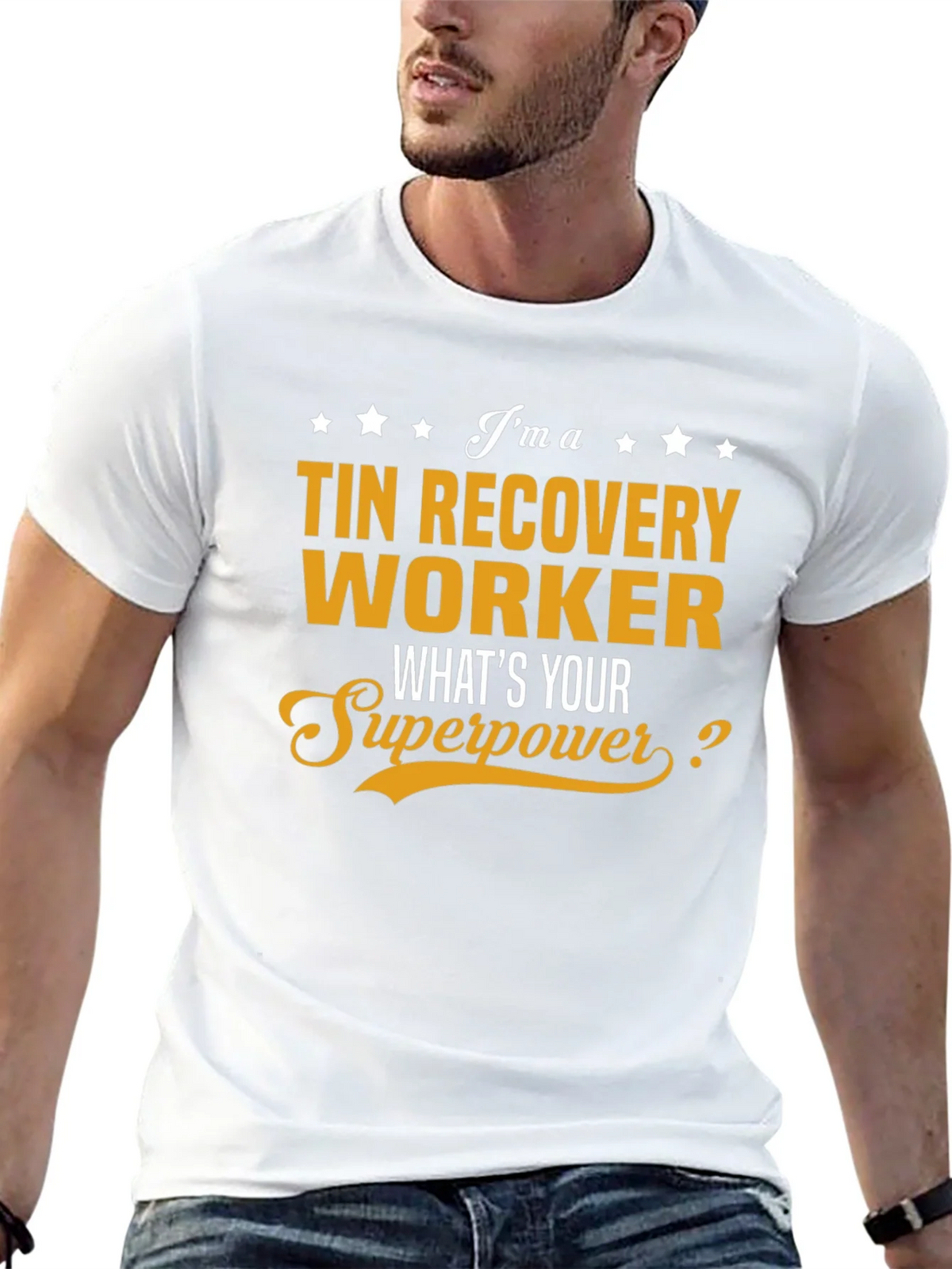 Tin Recovery Worker Superpower T-Shirt product image 11