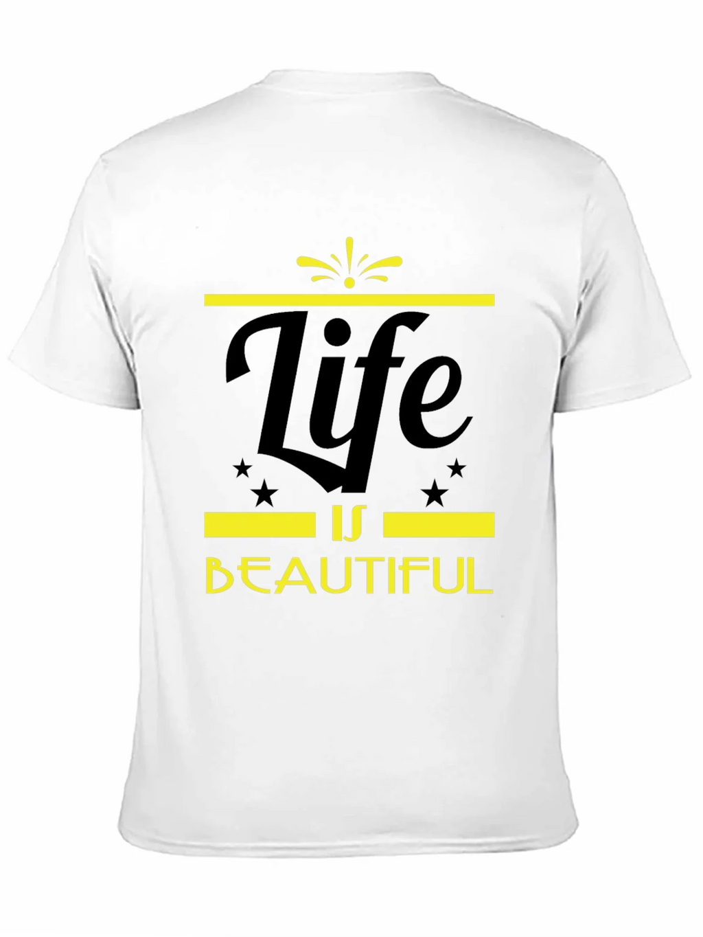 Life is Beautiful Graphic Tee - Black product image 8