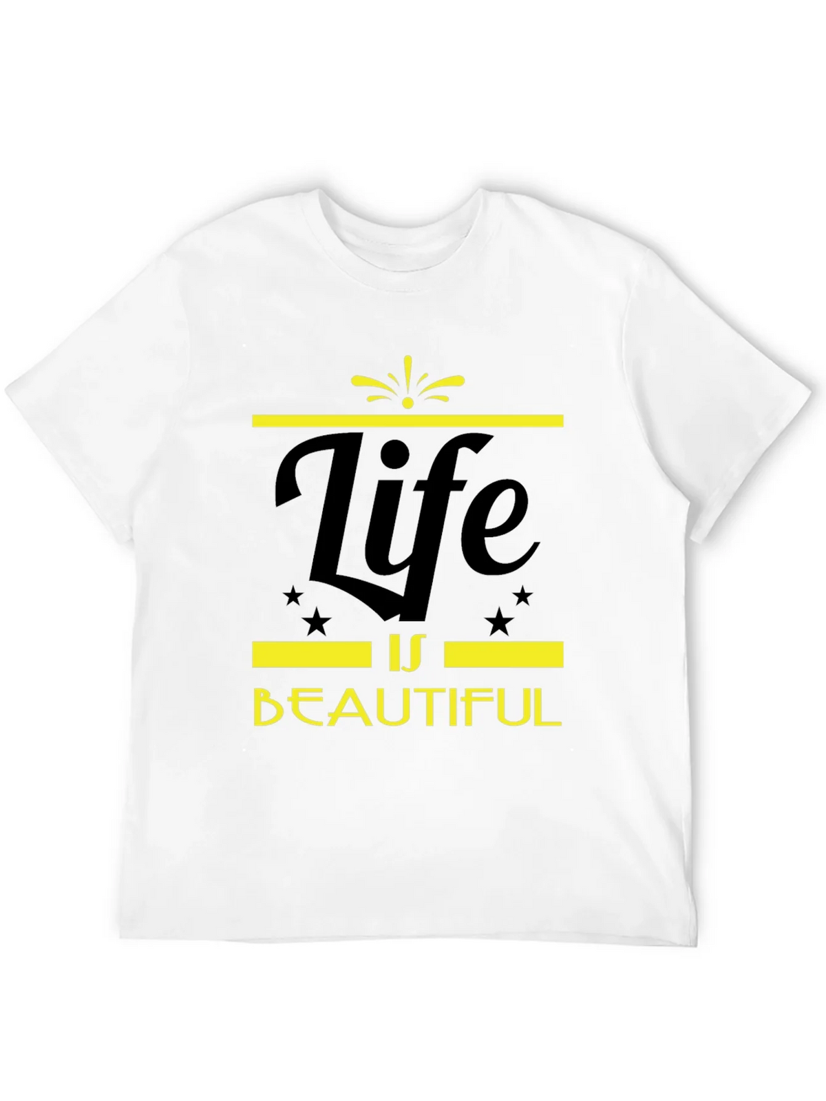 Life is Beautiful Graphic Tee - Black product image 9