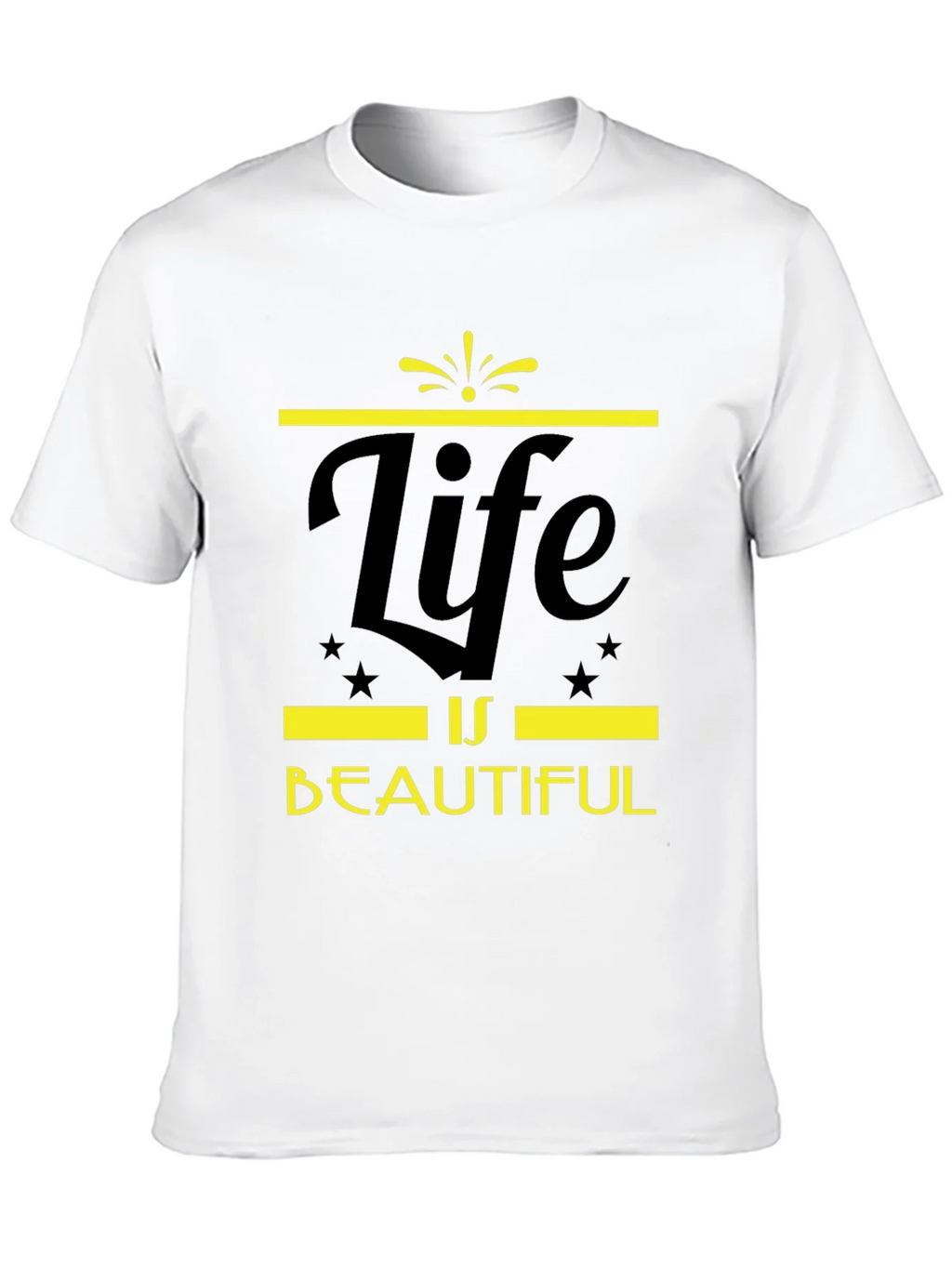 Life is Beautiful Graphic Tee - Black product image 7