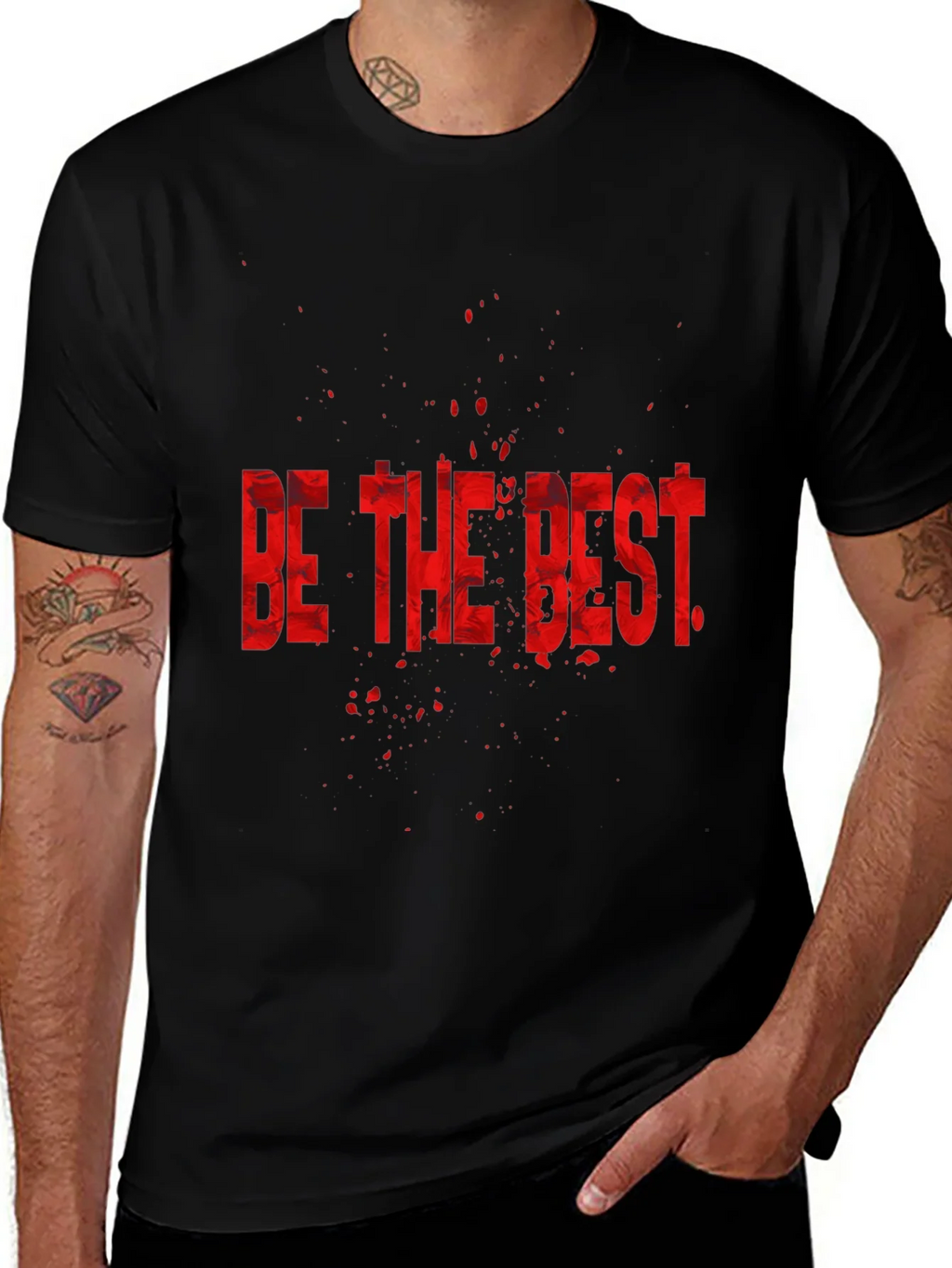 Be The Best Graphic Tee - Stylish Black T-Shirt product image 1