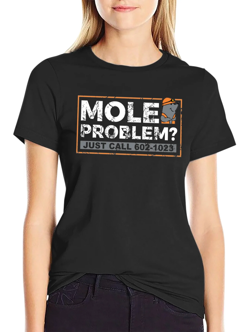 Mole Problem? Funny Pest Control T-Shirt product image 2