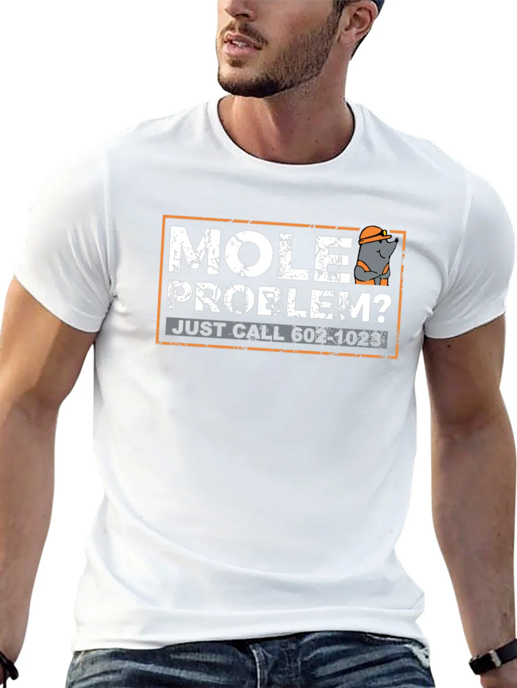 Mole Problem? Funny Pest Control T-Shirt product image 12