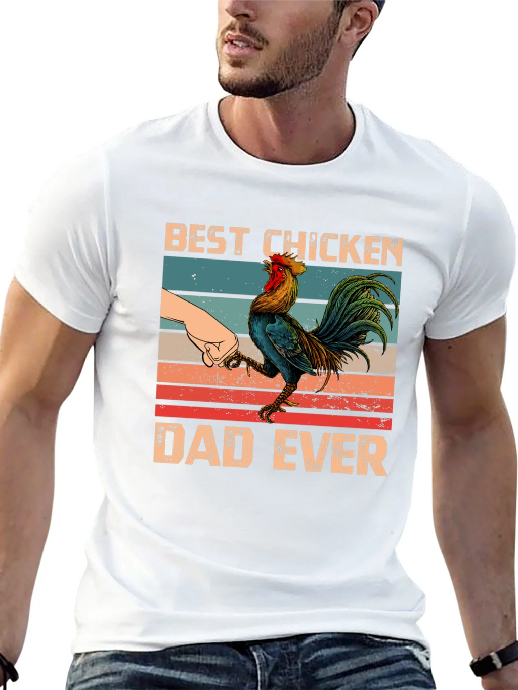 Best Chicken Dad Ever T-Shirt product image 12
