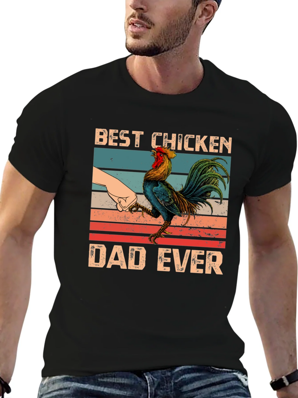 Best Chicken Dad Ever T-Shirt product image 6