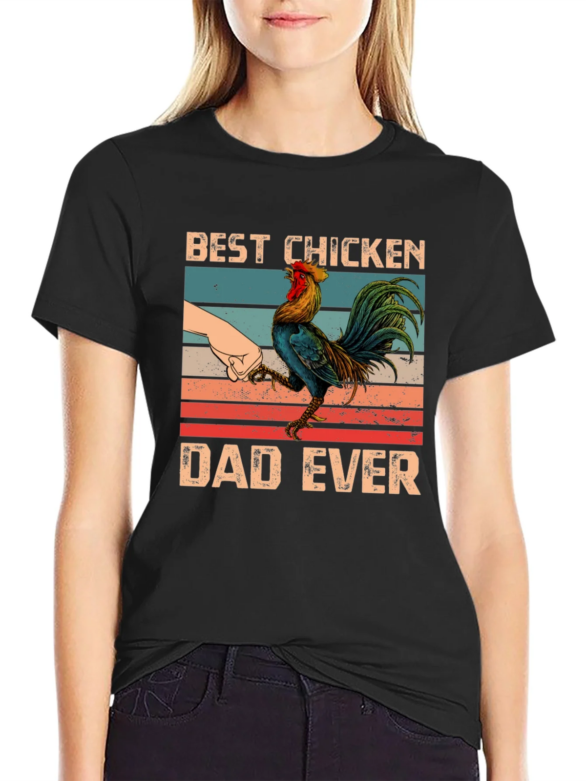 Best Chicken Dad Ever T-Shirt product image 2