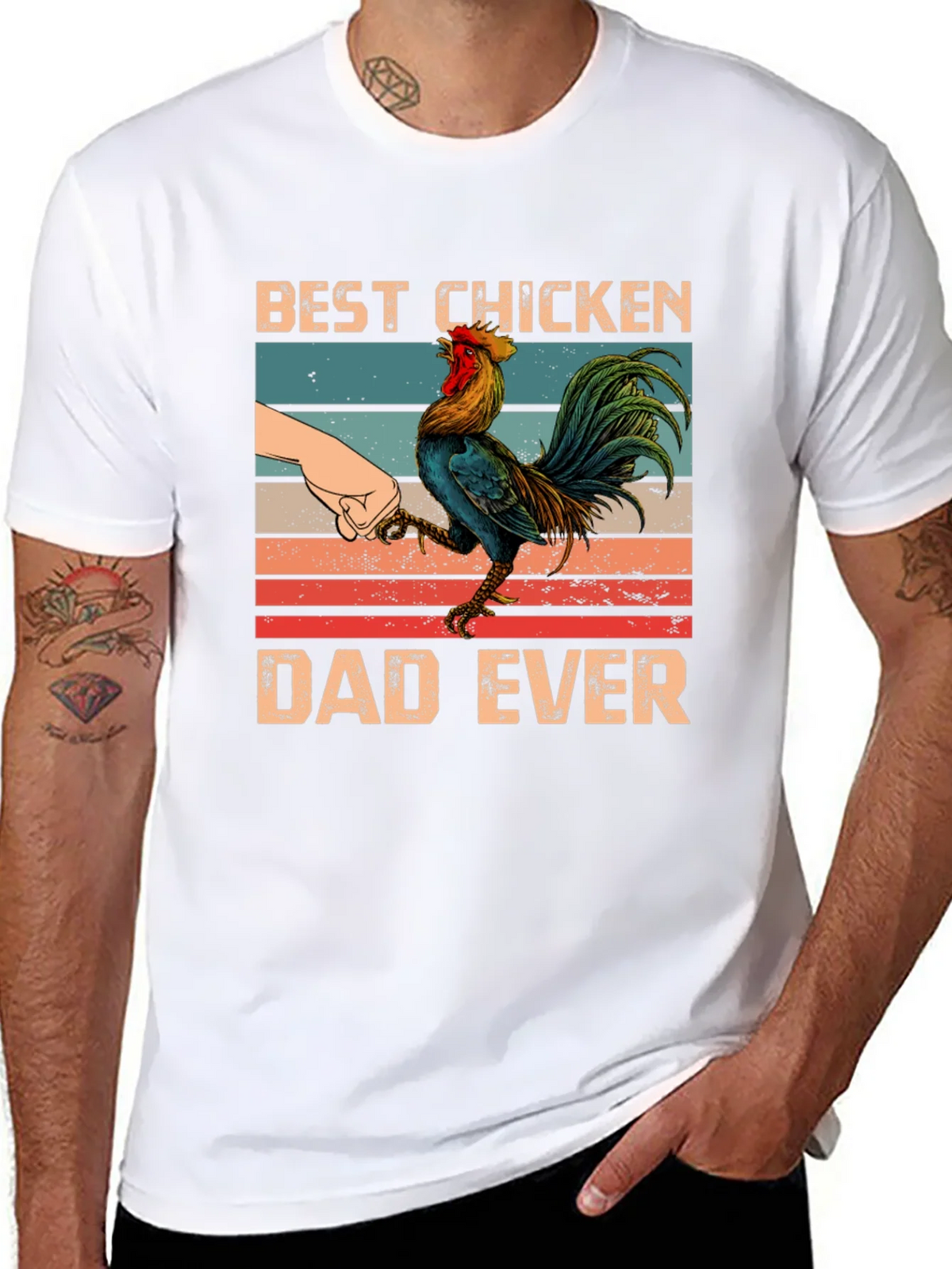 Best Chicken Dad Ever T-Shirt product image 7